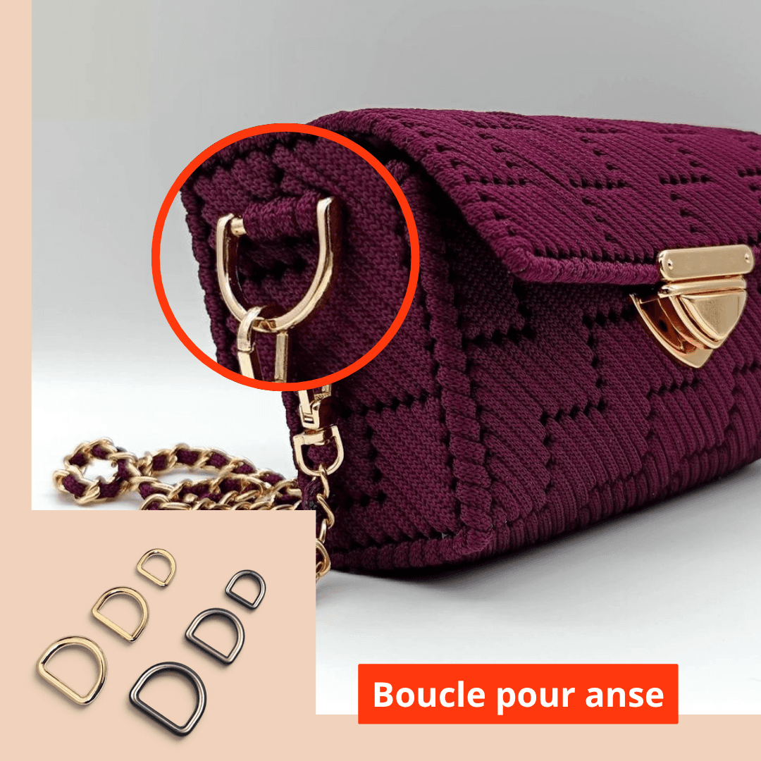 Pair de boucle pour anse 